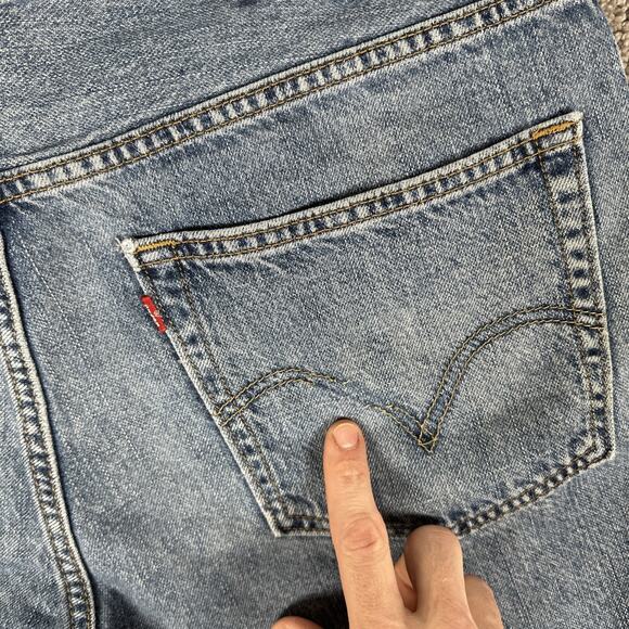 Levis 550 Shorts Men’s 38 Blue Denim Jorts 10” Relaxed Fit Baggy Skater Y2K - Picture 12 of 13